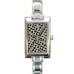 Metallic Camouflage Rectangle Italian Charm Watch by dflcprints