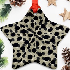 Metallic Camouflage Star Ornament (two Sides) 