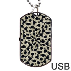 Metallic Camouflage Dog Tag Usb Flash (one Side) by dflcprints