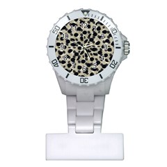 Metallic Camouflage Plastic Nurses Watch by dflcprints