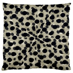 Metallic Camouflage Large Flano Cushion Case (two Sides) by dflcprints