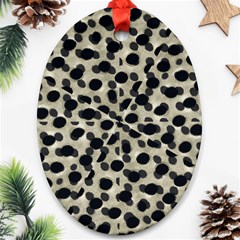 Metallic Camouflage Ornament (oval) 