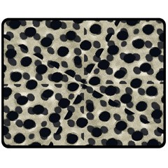 Metallic Camouflage Fleece Blanket (medium)  by dflcprints