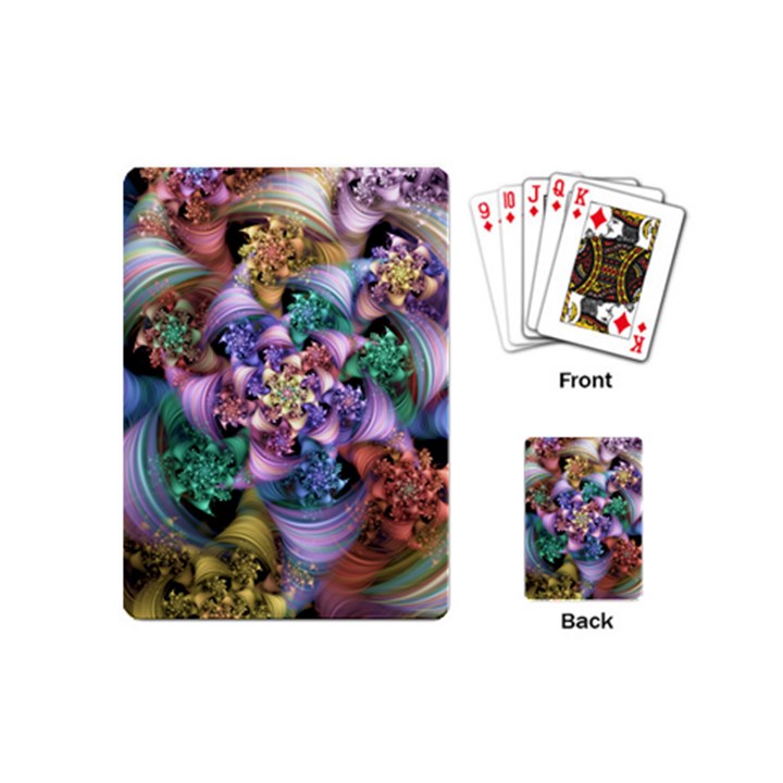 Bright Taffy Spiral Playing Cards (Mini) 