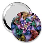 Bright Taffy Spiral 3  Handbag Mirrors Front