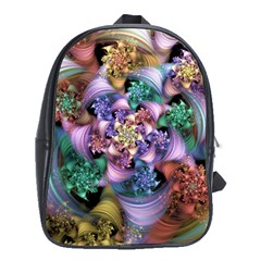 Bright Taffy Spiral School Bags (xl)  by WolfepawFractals