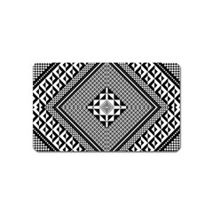 Geometric Pattern Vector Illustration Myxk9m   Magnet (name Card) by dsgbrand