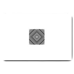 Geometric Pattern Vector Illustration Myxk9m   Large Doormat  by dsgbrand