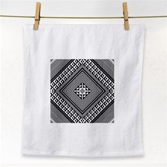 Geometric Pattern Vector Illustration Myxk9m   Face Towel by dsgbrand