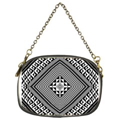 Geometric Pattern Vector Illustration Myxk9m   Chain Purses (two Sides)  by dsgbrand