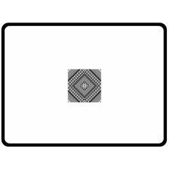 Geometric Pattern Vector Illustration Myxk9m   Fleece Blanket (large)  by dsgbrand