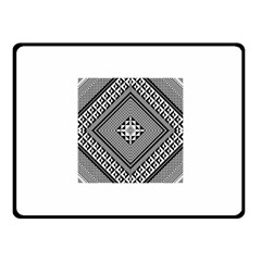 Geometric Pattern Vector Illustration Myxk9m   Fleece Blanket (small) by dsgbrand