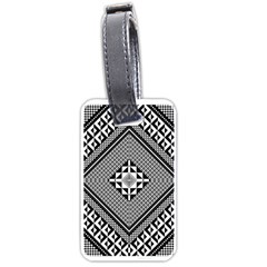 Geometric Pattern Vector Illustration Myxk9m   Luggage Tags (one Side)  by dsgbrand