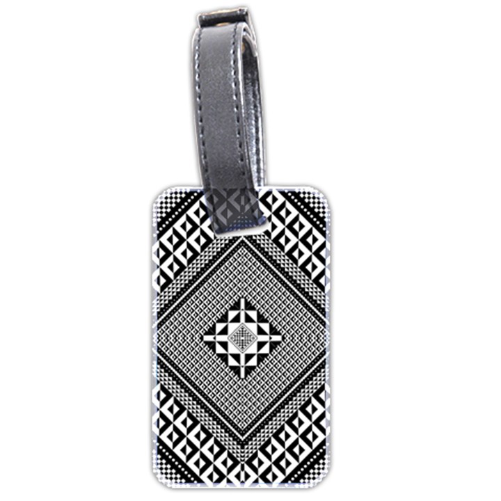 Geometric Pattern Vector Illustration Myxk9m   Luggage Tags (Two Sides)