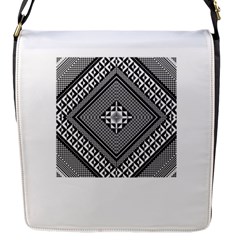 Geometric Pattern Vector Illustration Myxk9m   Flap Messenger Bag (s)