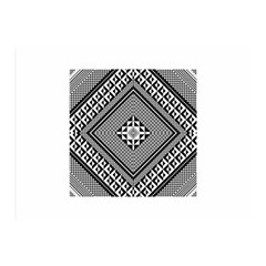 Geometric Pattern Vector Illustration Myxk9m   Double Sided Flano Blanket (mini)  by dsgbrand