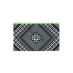 Geometric Pattern Vector Illustration Myxk9m   Cosmetic Bag (xs)