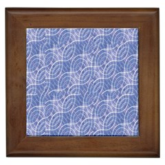 Modern Abstract Geometric Framed Tiles by dflcprints