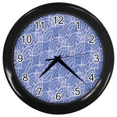 Modern Abstract Geometric Wall Clocks (black) by dflcprints