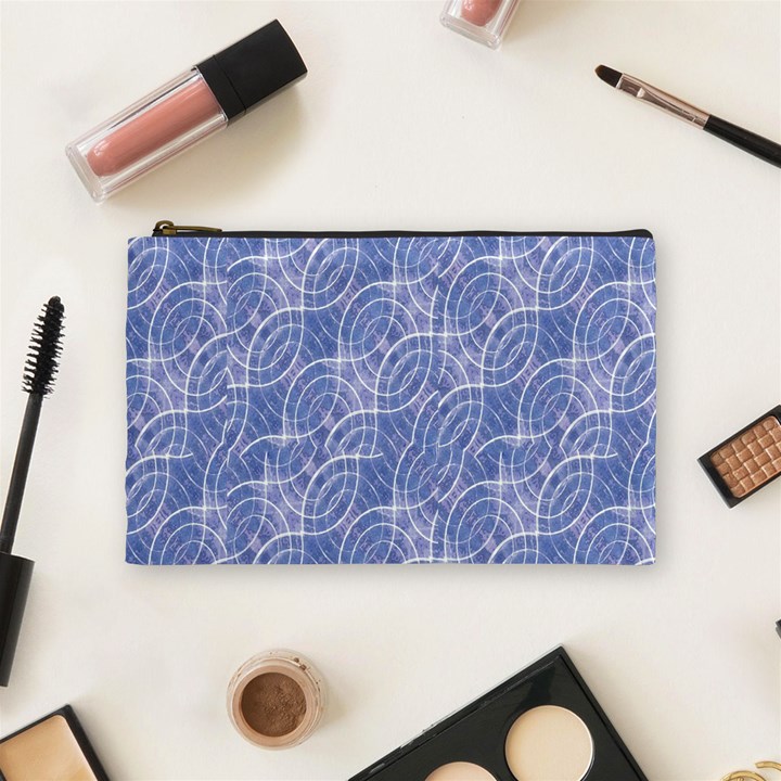 Modern Abstract Geometric Cosmetic Bag (Medium) 