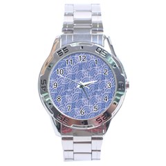 Modern Abstract Geometric Stainless Steel Analogue Watch by dflcprints