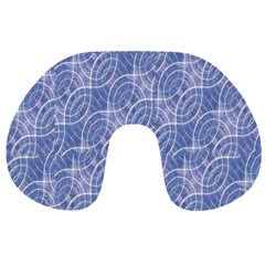 Modern Abstract Geometric Travel Neck Pillows by dflcprints