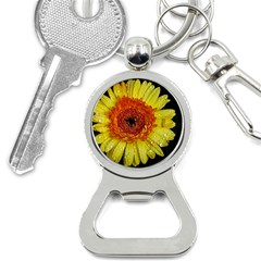 Yellow Flower Close Up Bottle Opener Key Chains by MichaelMoriartyPhotography