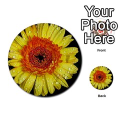 Yellow Flower Close Up Multi-purpose Cards (round)  by MichaelMoriartyPhotography