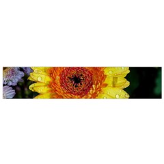 Yellow Flower Close Up Flano Scarf (small)