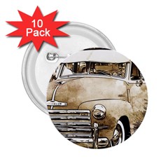 Vintage Chevrolet Pick Up Truck 2 25  Buttons (10 Pack)  by MichaelMoriartyPhotography