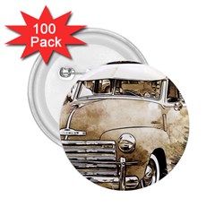 Vintage Chevrolet Pick Up Truck 2 25  Buttons (100 Pack)  by MichaelMoriartyPhotography