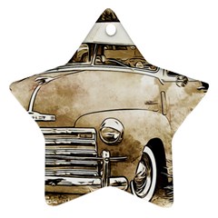 Vintage Chevrolet Pick Up Truck Star Ornament (two Sides)  by MichaelMoriartyPhotography