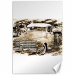 Vintage Chevrolet Pick up Truck Canvas 12  x 18   11.88 x17.36  Canvas - 1