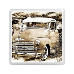 Vintage Chevrolet Pick Up Truck Memory Card Reader (square)  by MichaelMoriartyPhotography