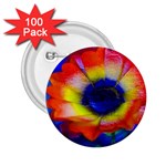 Tie Dye Flower 2.25  Buttons (100 pack)  Front