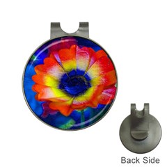 Tie Dye Flower Hat Clips With Golf Markers by MichaelMoriartyPhotography