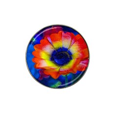 Tie Dye Flower Hat Clip Ball Marker (4 Pack) by MichaelMoriartyPhotography