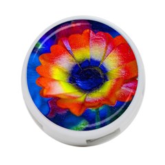 Tie Dye Flower 4-port Usb Hub (two Sides)  by MichaelMoriartyPhotography