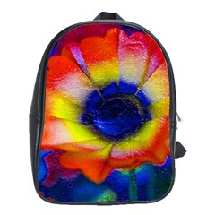 Tie Dye Flower School Bags (xl)  by MichaelMoriartyPhotography