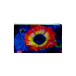 Tie Dye Flower Cosmetic Bag (XS) Back