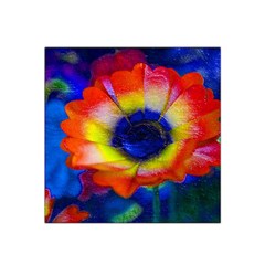 Tie Dye Flower Satin Bandana Scarf by MichaelMoriartyPhotography