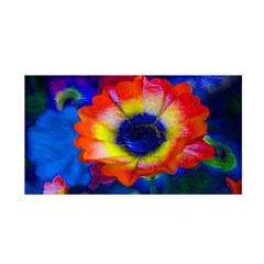 Tie Dye Flower Satin Wrap by MichaelMoriartyPhotography