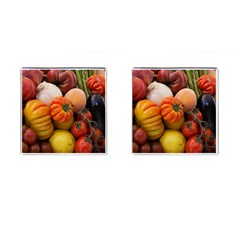 Heirloom Tomatoes Cufflinks (square) by MichaelMoriartyPhotography