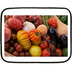 Heirloom Tomatoes Double Sided Fleece Blanket (mini)  by MichaelMoriartyPhotography