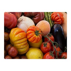 Heirloom Tomatoes Double Sided Flano Blanket (mini)  by MichaelMoriartyPhotography