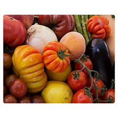 Heirloom Tomatoes Double Sided Flano Blanket (medium) 