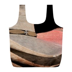 Straw Hats Full Print Recycle Bags (l)  by MichaelMoriartyPhotography