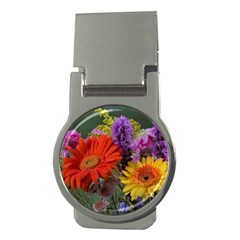 Colorful Flowers Money Clips (round)  by MichaelMoriartyPhotography