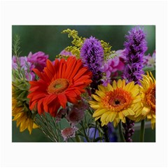 Colorful Flowers Small Glasses Cloth