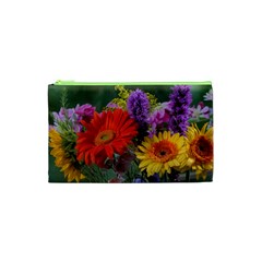 Colorful Flowers Cosmetic Bag (xs)